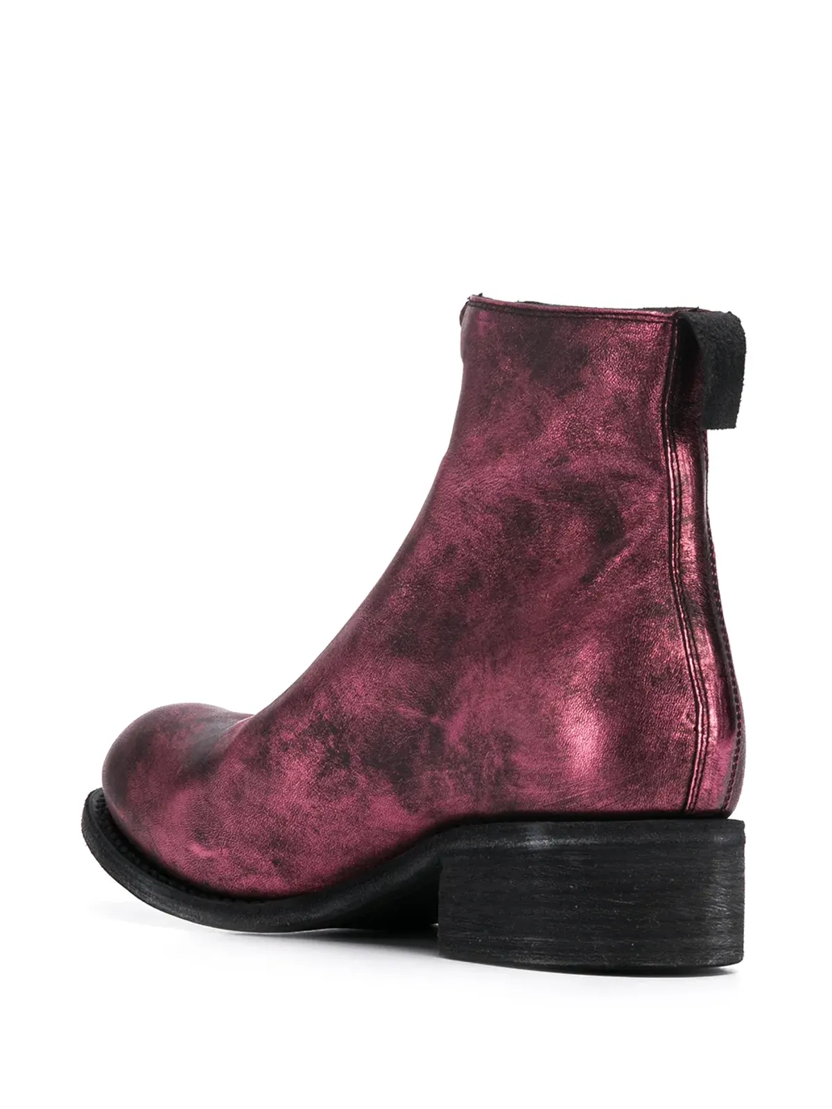 Guidi メタリック アンクルブーツ - 画像3
