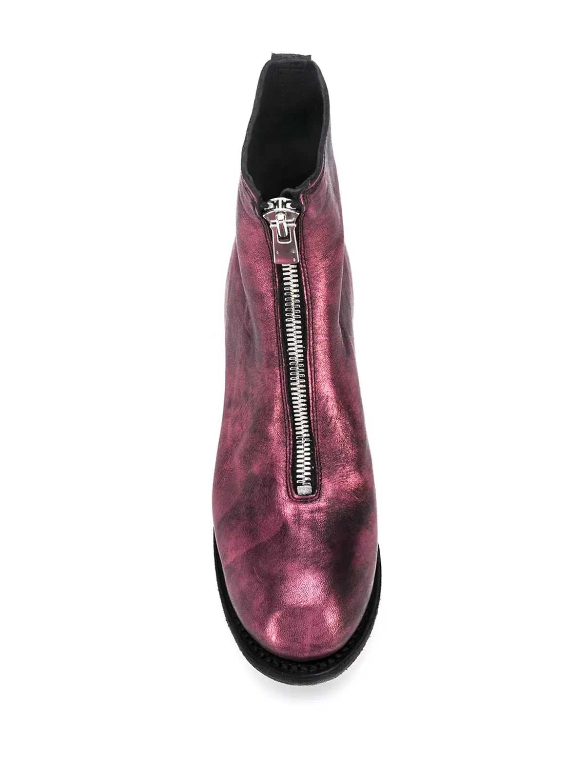 Guidi メタリック アンクルブーツ - 画像4