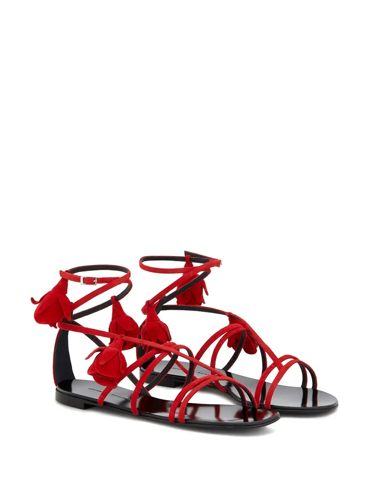 Giuseppe Zanotti ダンス・デュ・フー ストラップサンダル レッド - 画像2