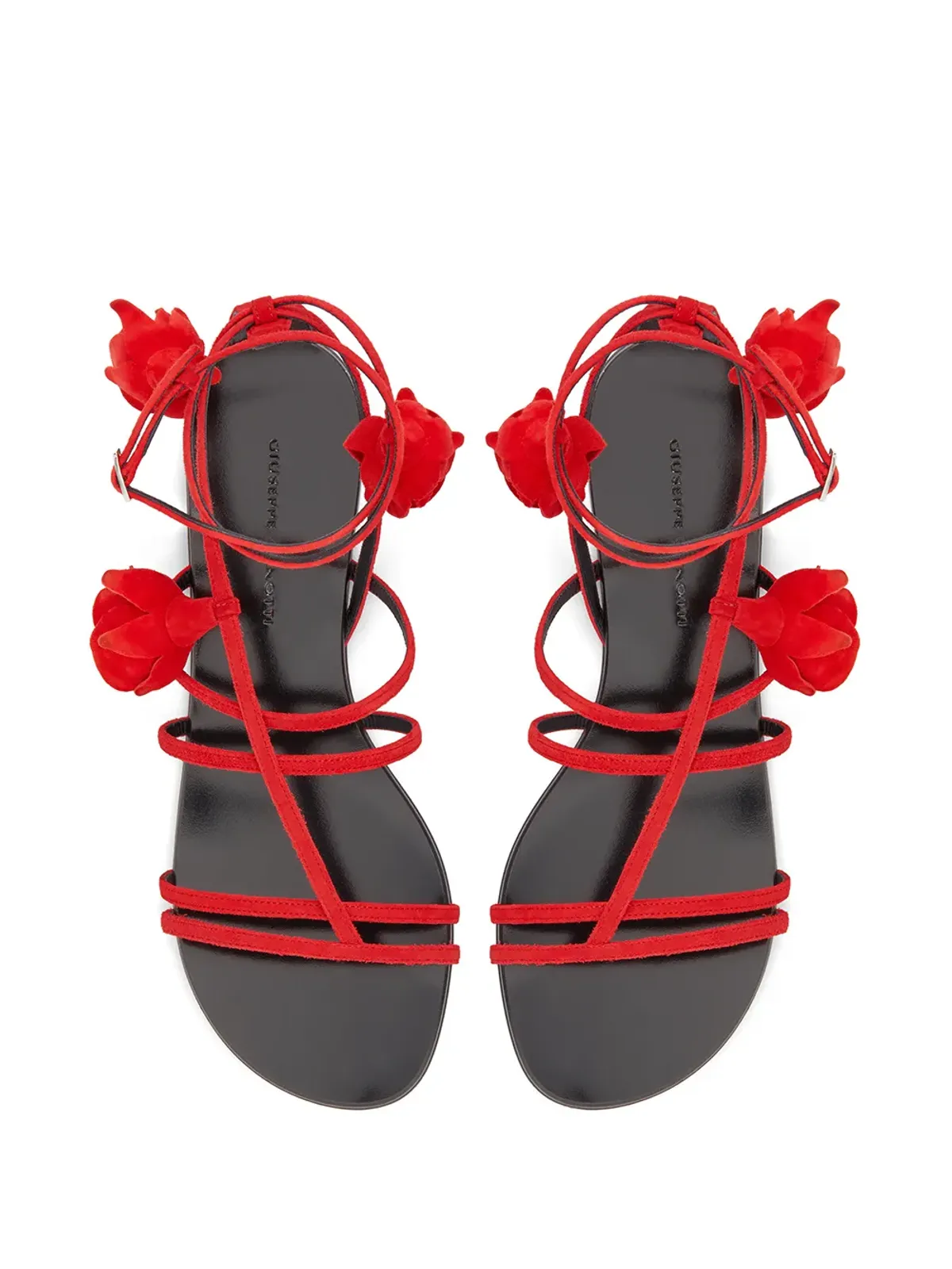 Giuseppe Zanotti ダンス・デュ・フー ストラップサンダル レッド - 画像4