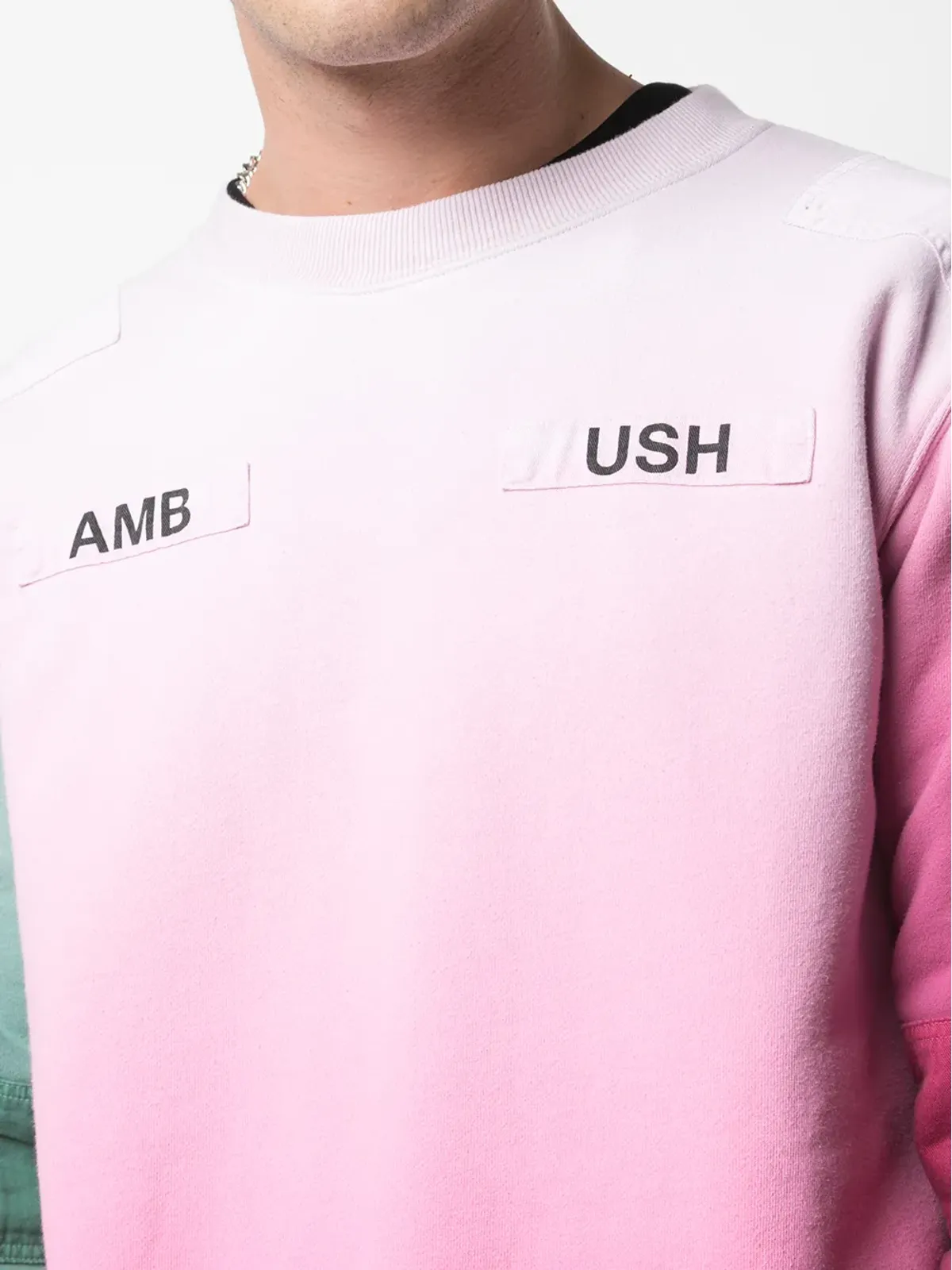 AMBUSH ロゴプリント オンブレ スウェットシャツ - 画像5