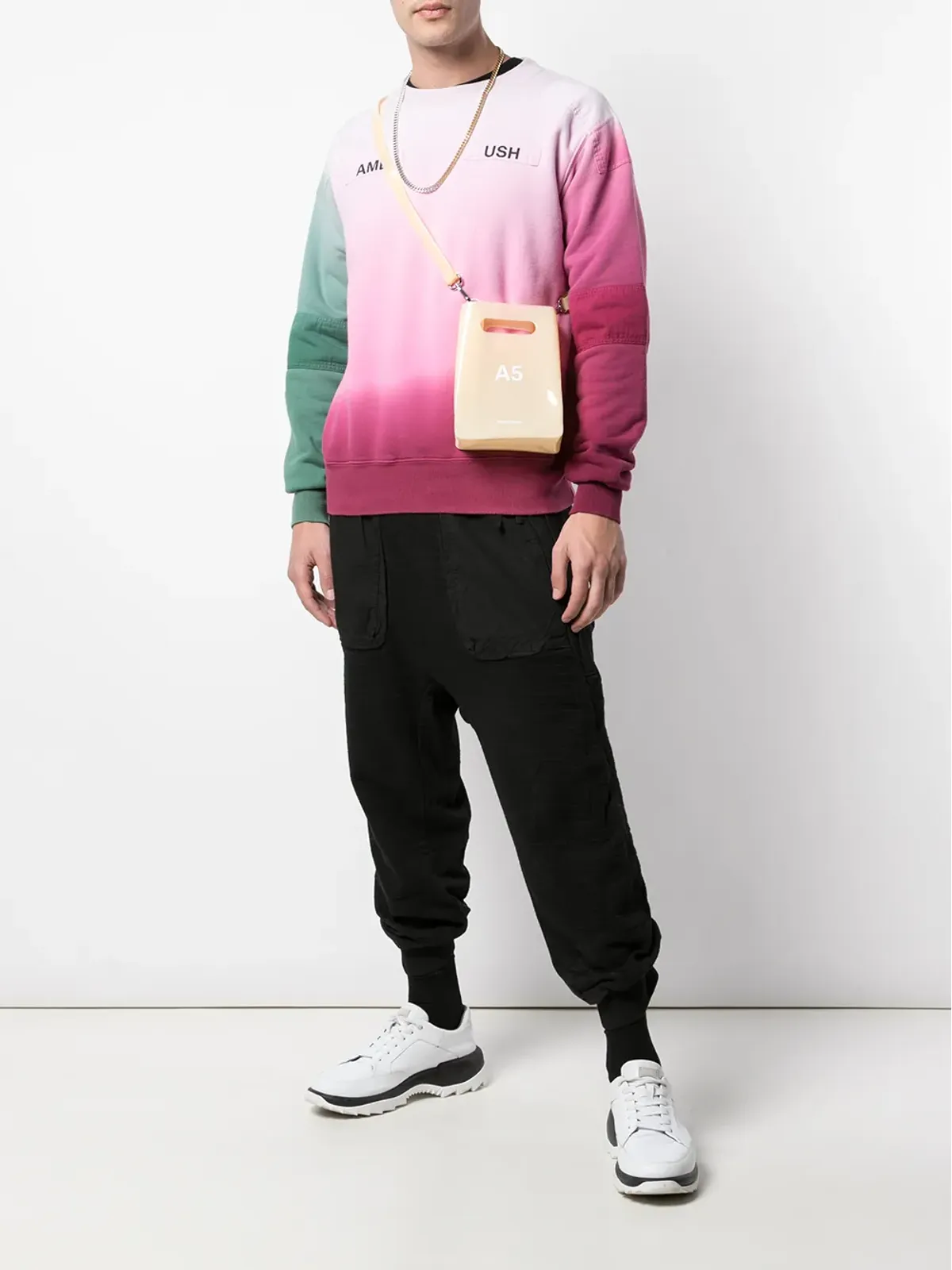 AMBUSH ロゴプリント オンブレ スウェットシャツ - 画像2
