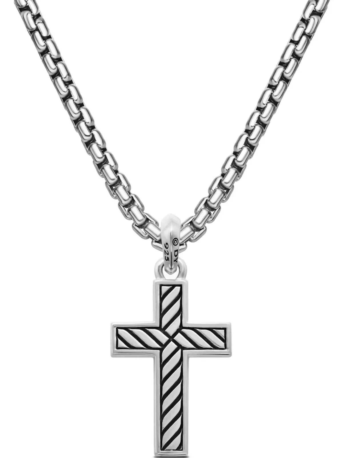 David Yurman エキゾティックストーン クロス オニキスペンダント - 画像4