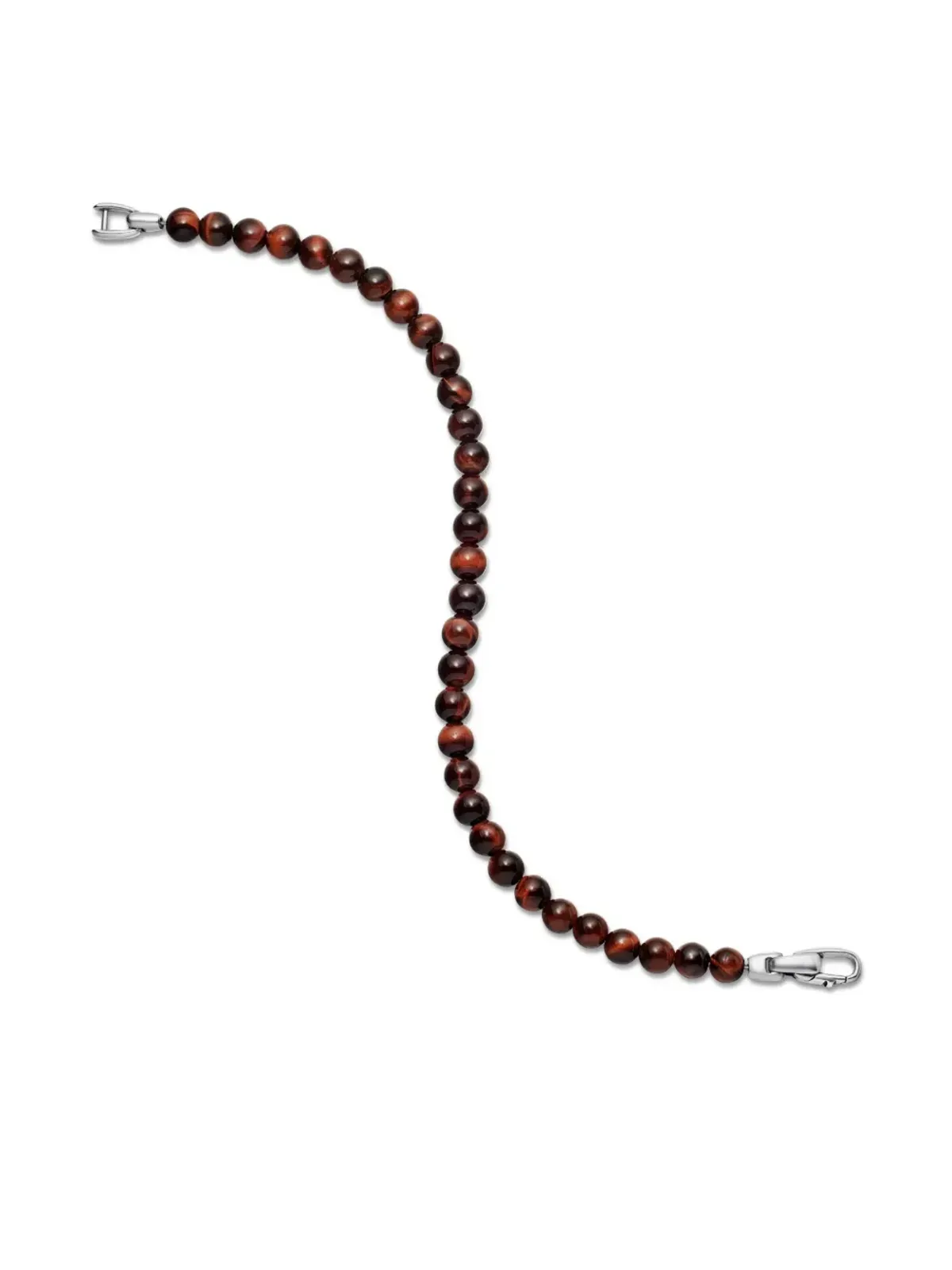 David Yurman スターリングシルバー スピリチュアルビーズ ブレスレット - レッド - 画像5