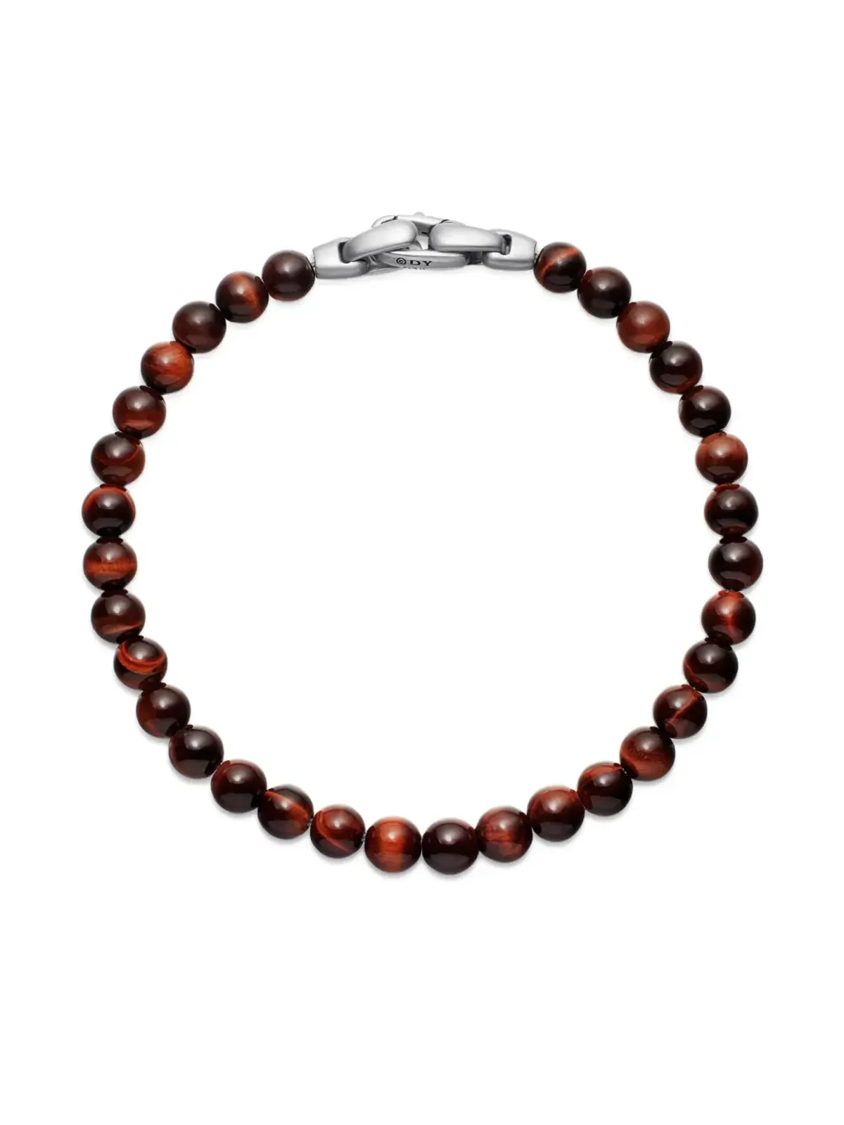 David Yurman スターリングシルバー スピリチュアルビーズ ブレスレット - レッド - 画像4
