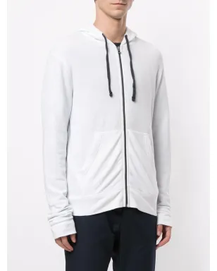 James Perse 無地ジップフーディ - White - サムネイル3
