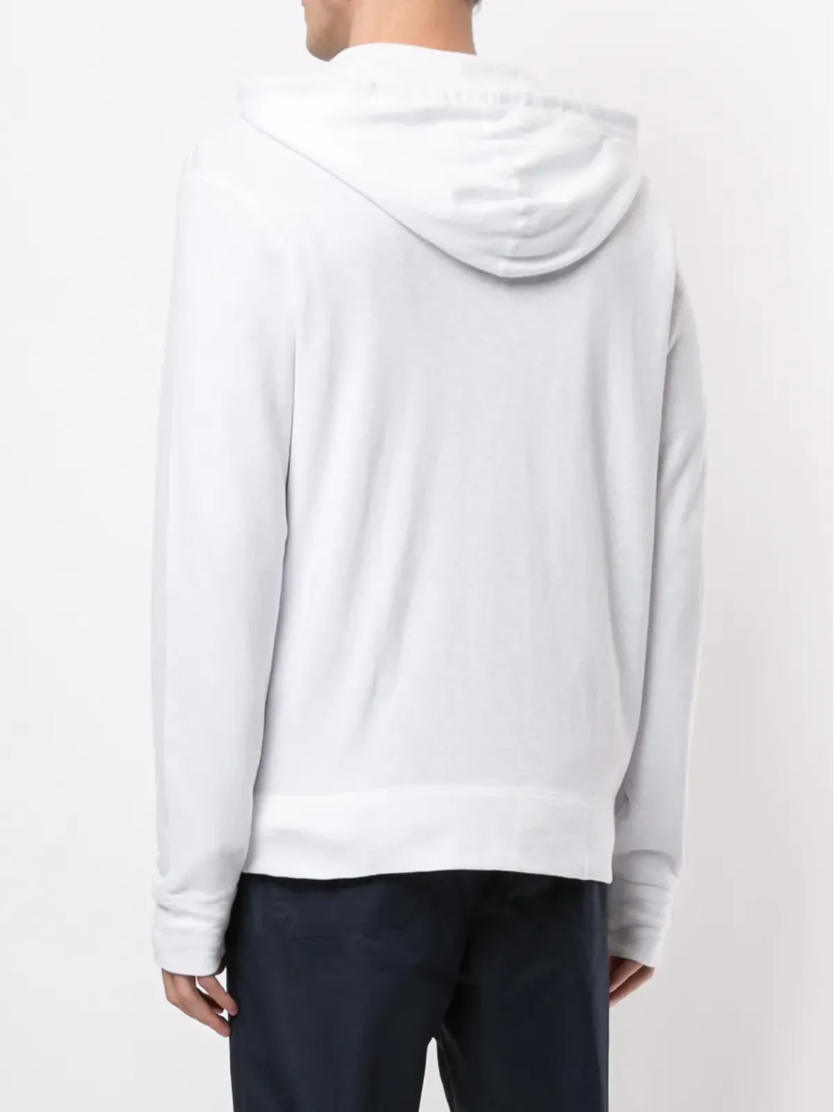 James Perse 無地ジップフーディ - White - 画像4