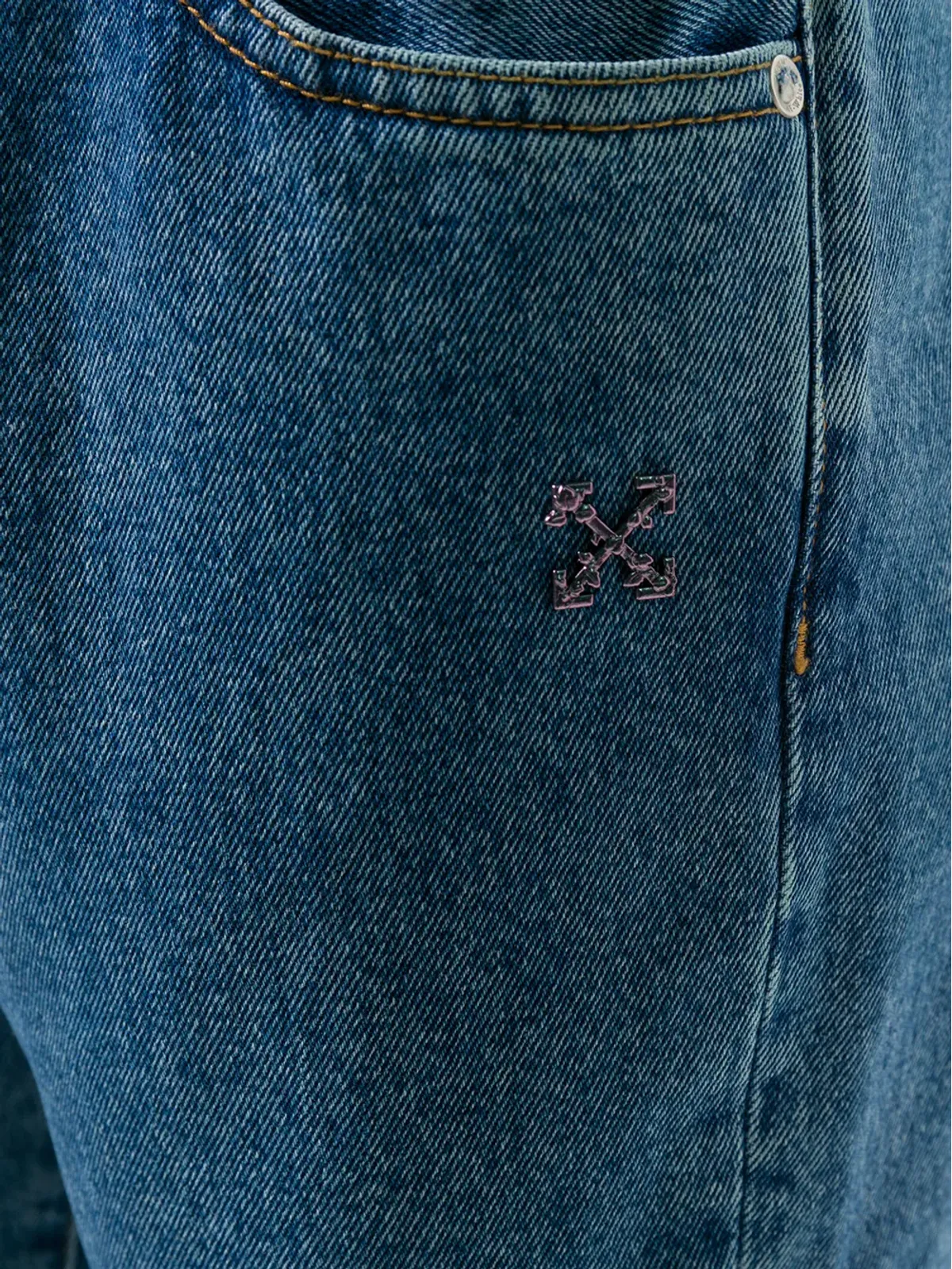 Off-White デグラデーション スリムフィットジーンズ - 画像5