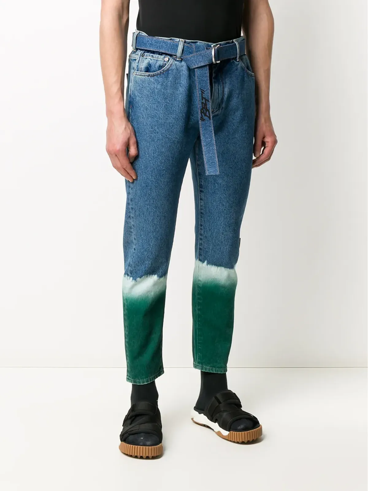 Off-White デグラデーション スリムフィットジーンズ - 画像3