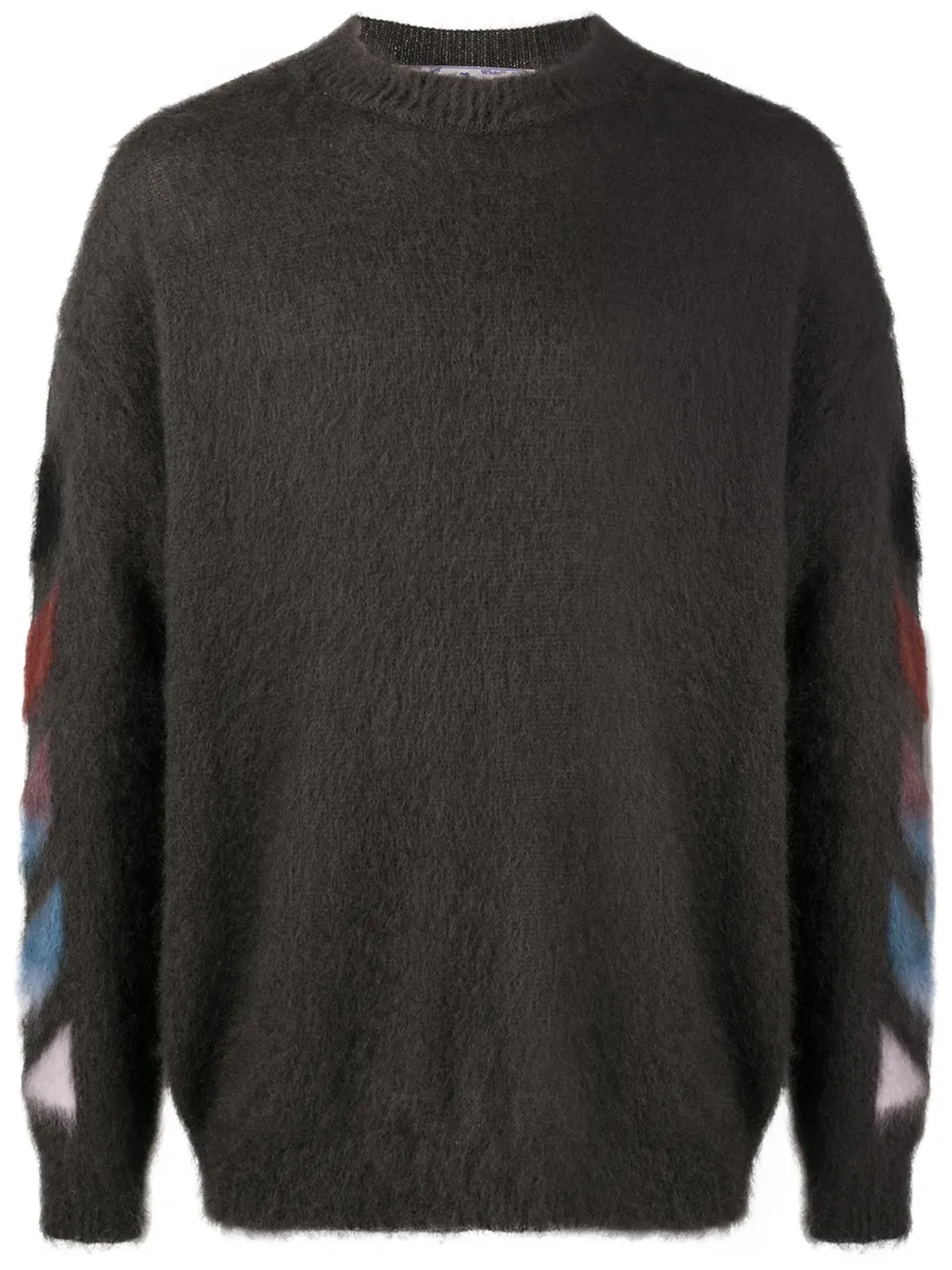 Off-White 斜めアローズ編みニットジャンパー - 画像1