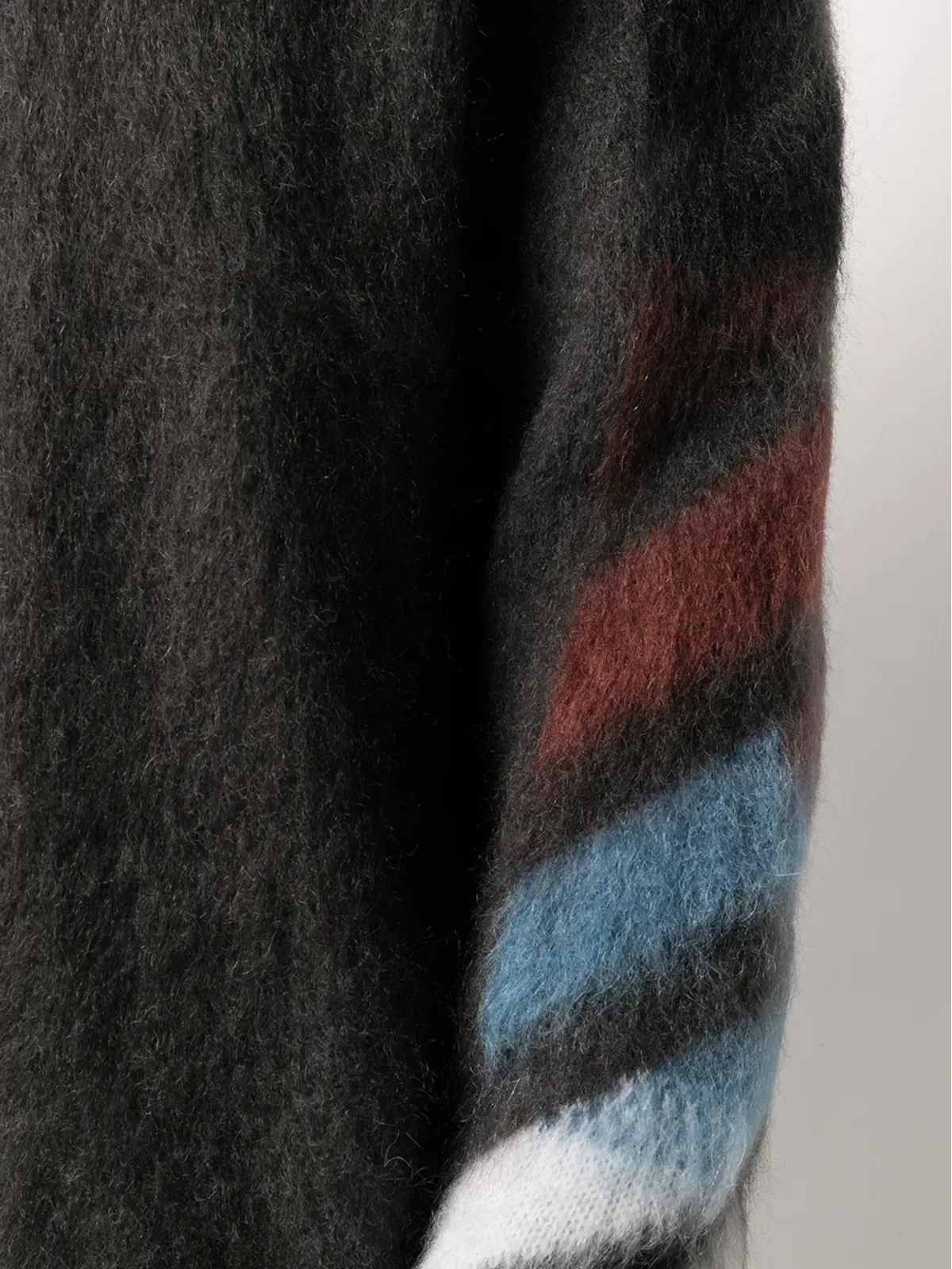Off-White 斜めアローズ編みニットジャンパー - 画像5