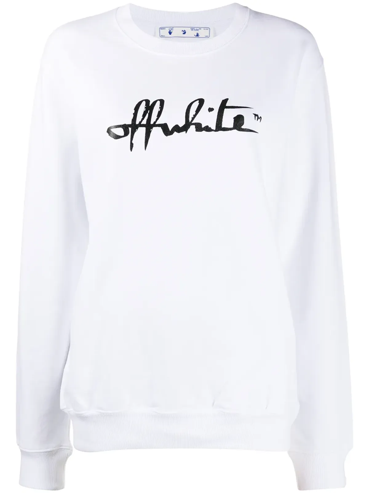 Off-White スクリプトロゴスウェットシャツ - 画像1