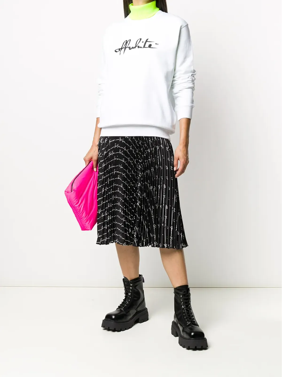 Off-White スクリプトロゴスウェットシャツ - 画像2