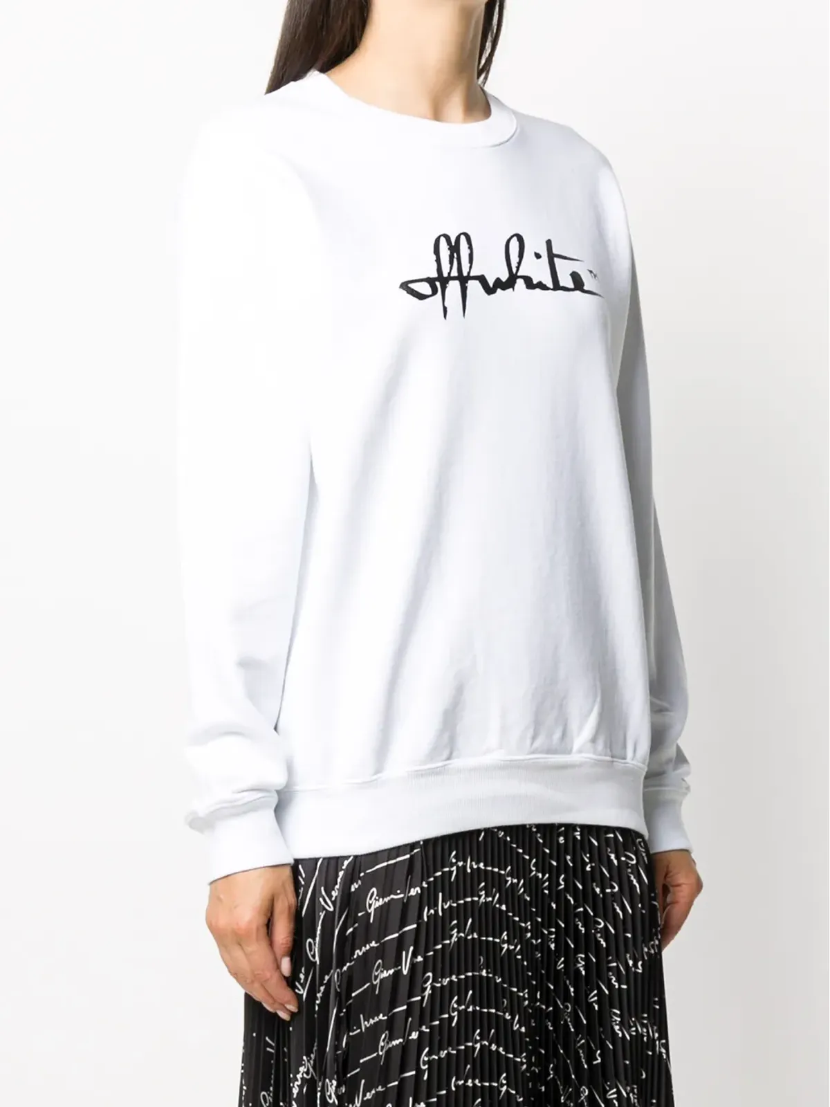 Off-White スクリプトロゴスウェットシャツ - 画像3