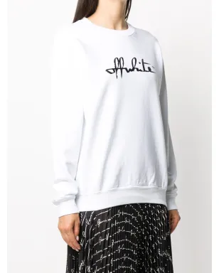 Off-White スクリプトロゴスウェットシャツ - サムネイル3