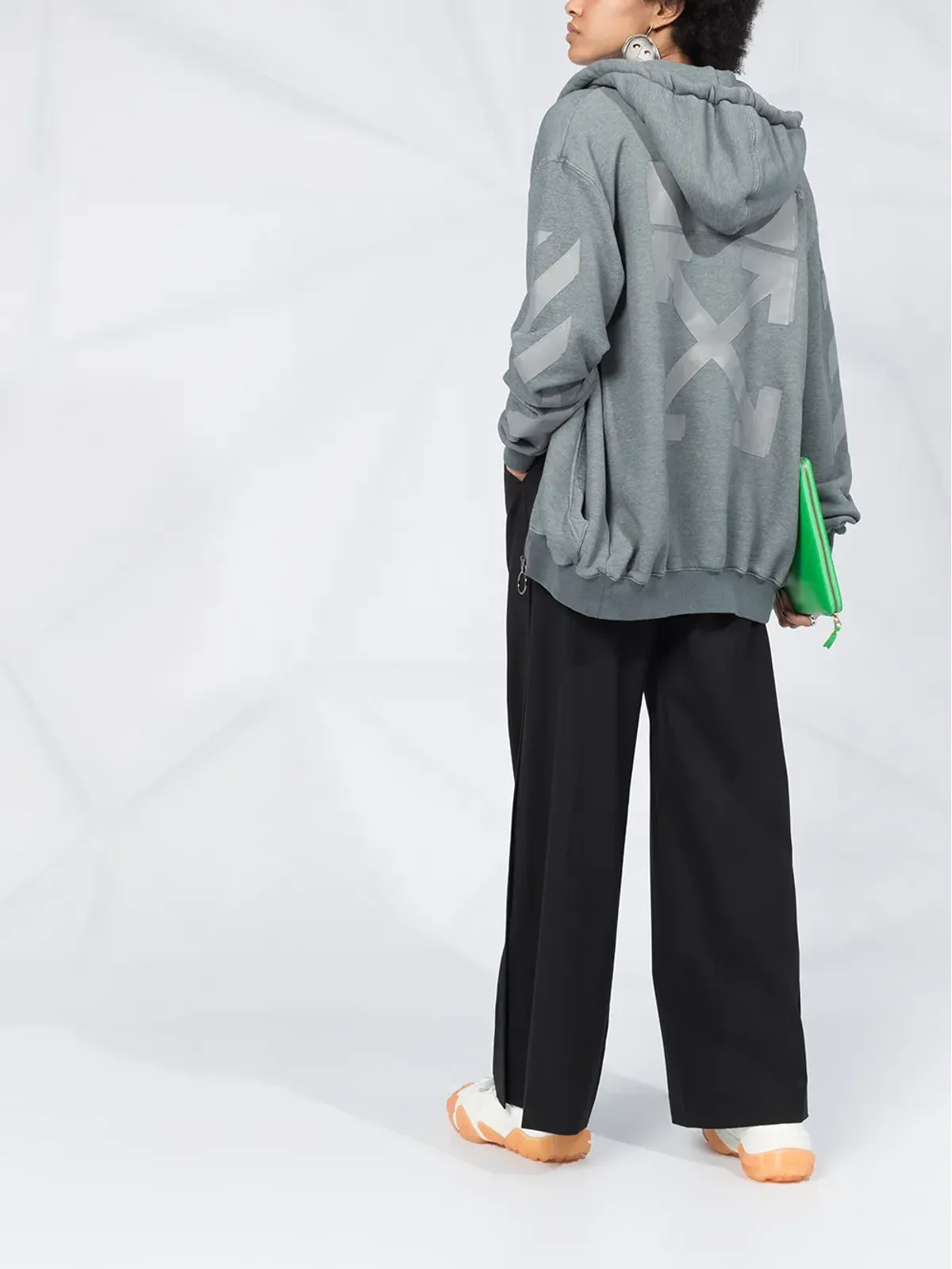 Off-White アローズ ジップアップフーディー - 画像2