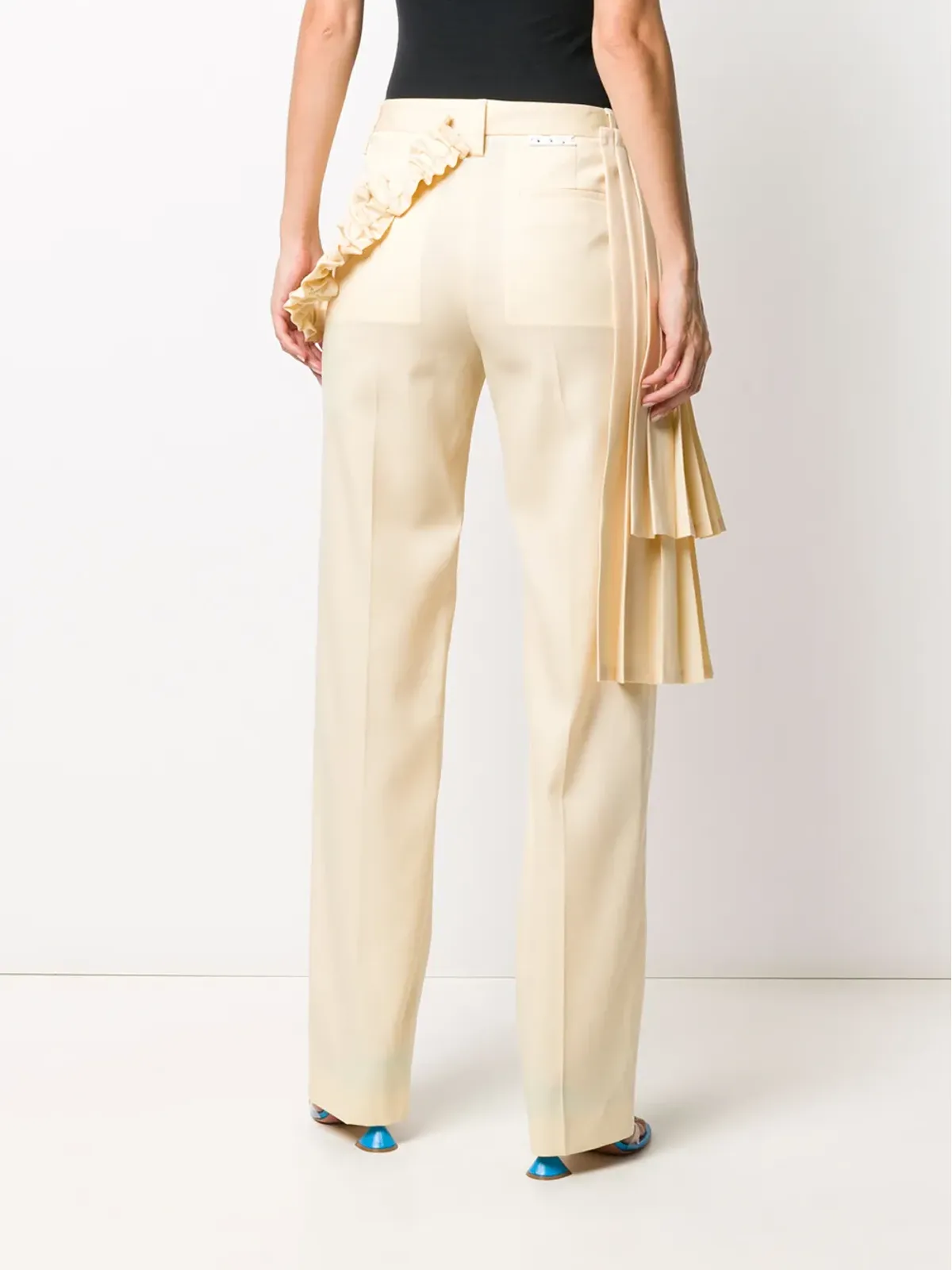 Off-White プリーツパネル テーラードパンツ - 画像4