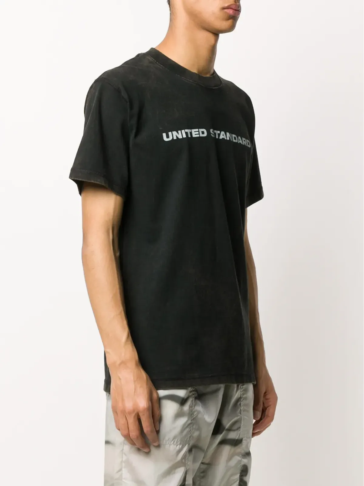 United Standard クルーネック プリント ロゴ Tシャツ - 画像3