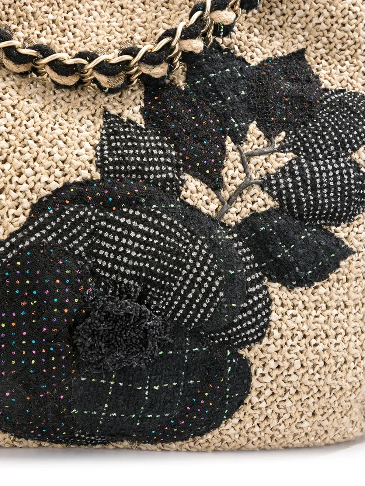 CHANEL Vintage Camellia ショルダーバッグ - 画像4