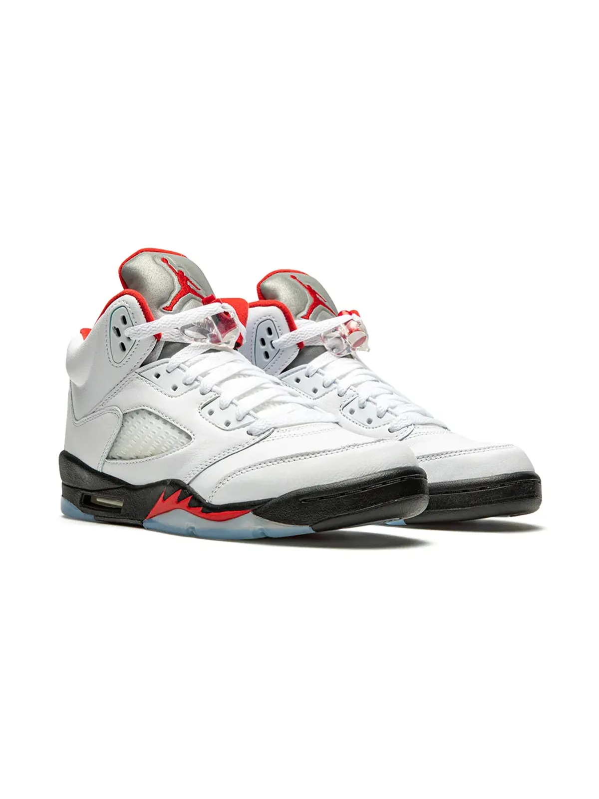 Jordan Kids Air Jordan 5 Retro "Fire Red Silver Tongue" スニーカー（ホワイト） - 画像2