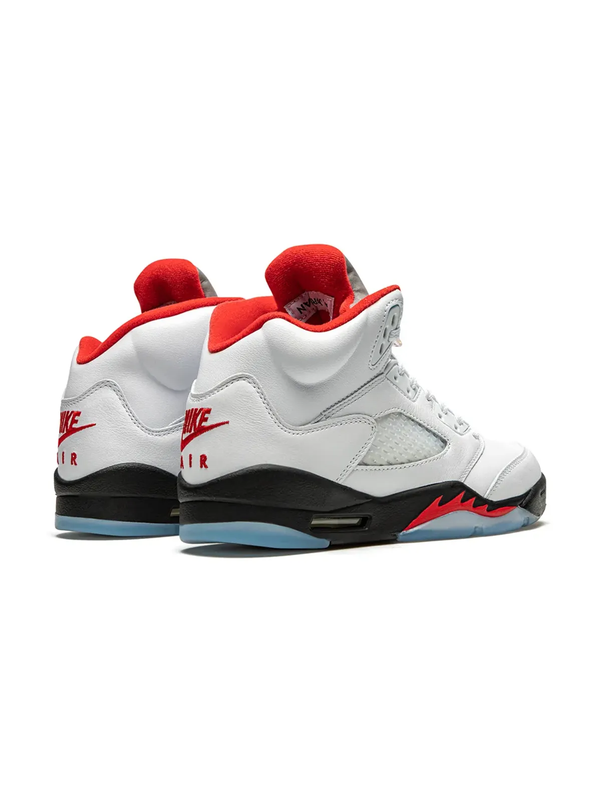 Jordan Kids Air Jordan 5 Retro "Fire Red Silver Tongue" スニーカー（ホワイト） - 画像3