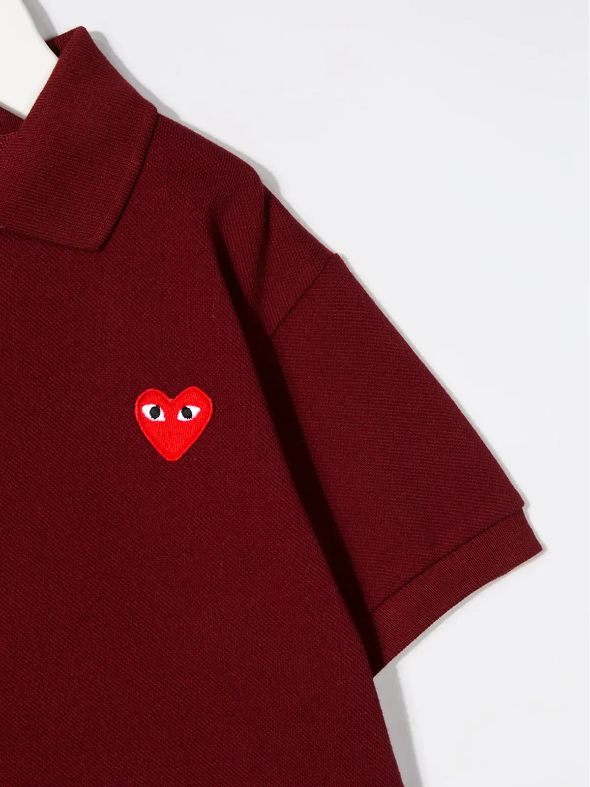 Comme Des Garçons Play Kids 刺繍ロゴ ポロシャツ - 画像3