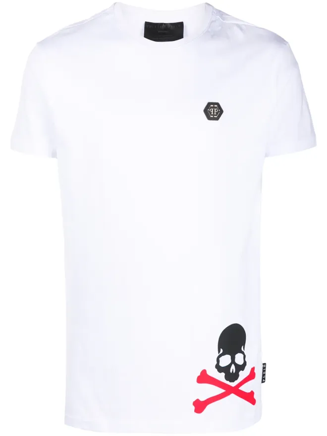 Philipp Plein Philipp Plein ロゴパッチTシャツの商品画像