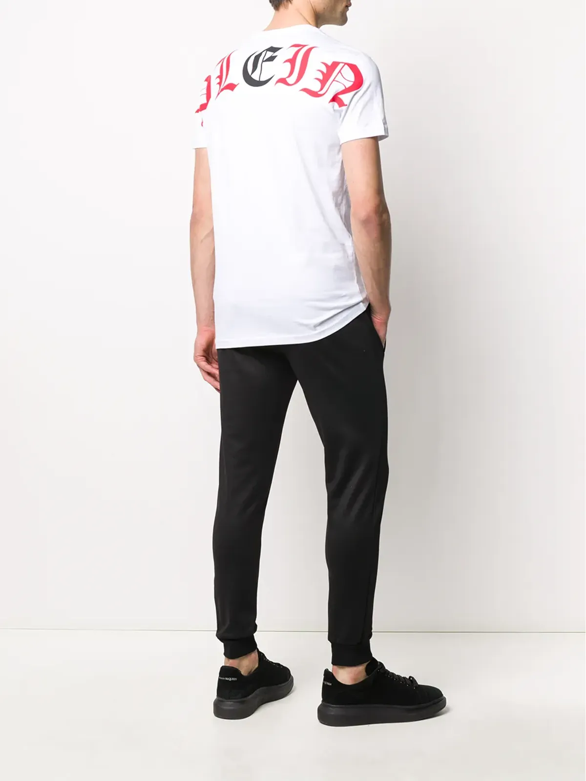 Philipp Plein ロゴパッチTシャツ - 画像2