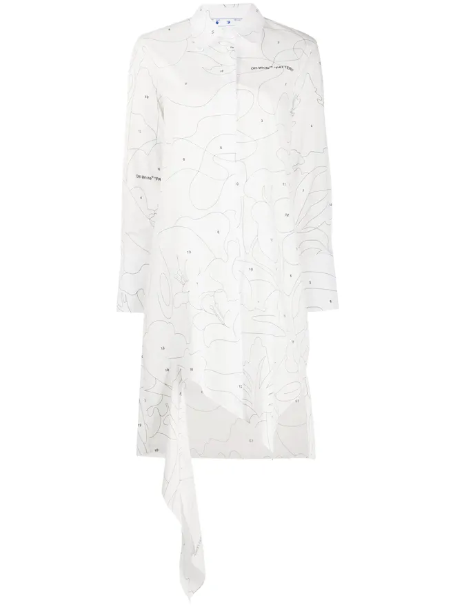 OFF-WHITE Off-White パズルシャツドレスの商品画像