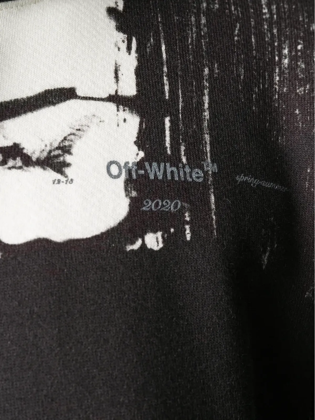 Off-White ペイント柄フーディ - 画像5