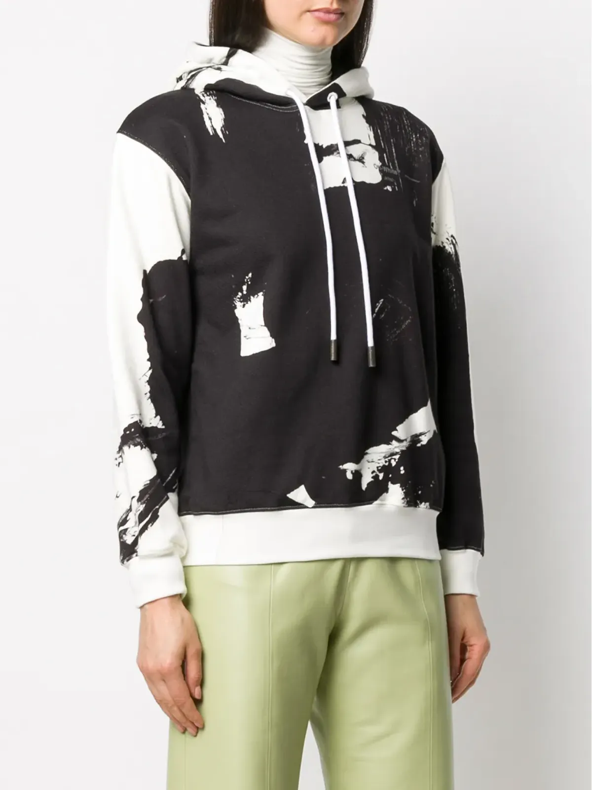 Off-White ペイント柄フーディ - 画像3