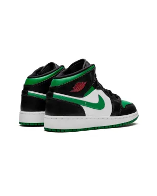 Jordan Kids エアジョーダン 1 ミッド グリーン・トゥ スニーカー - サムネイル3
