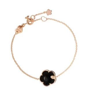 Pasquale Bruni 18kt rose gold Petit Joli onyx and diamond bracelet - Pink - サムネイル1