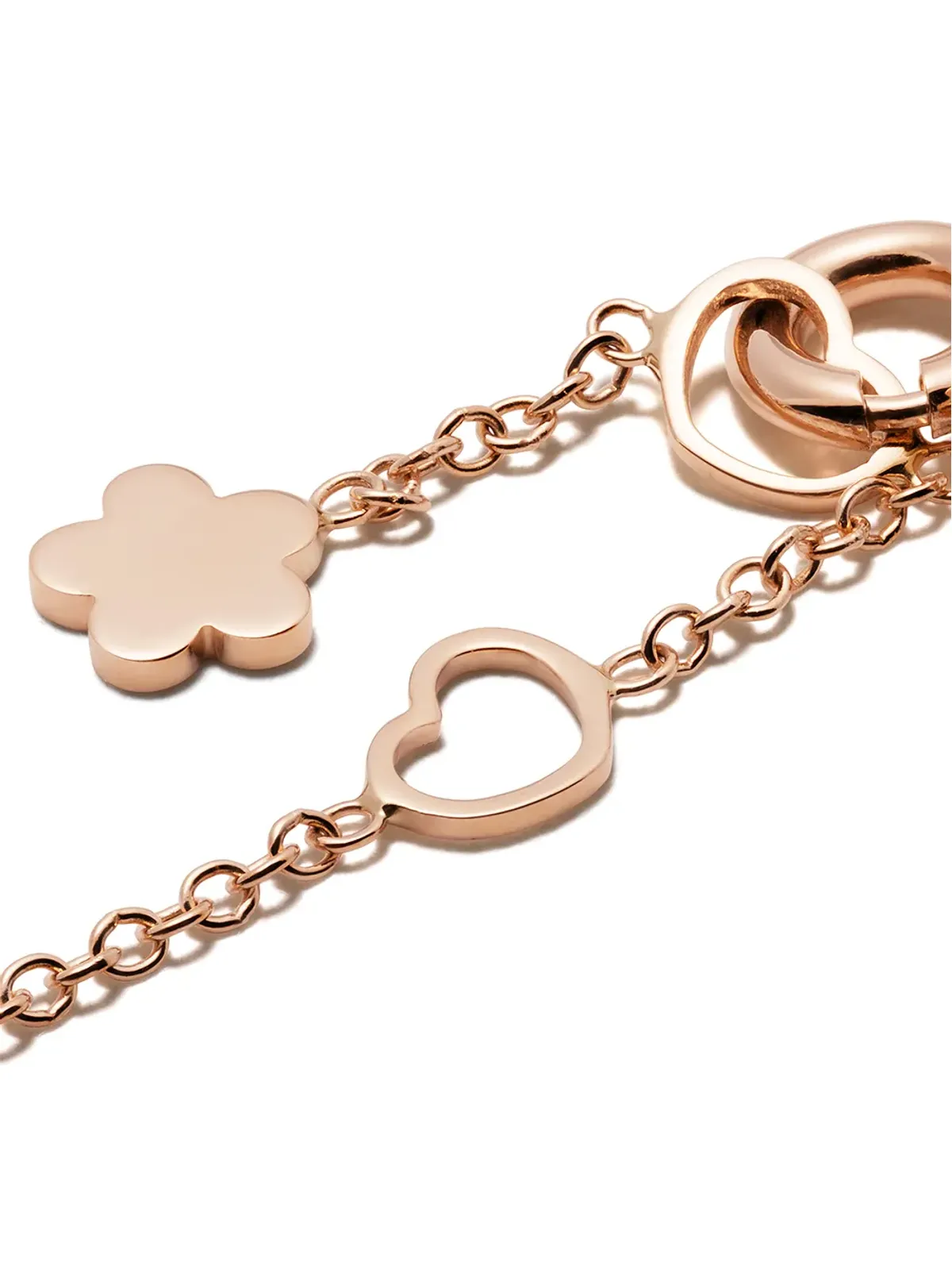 Pasquale Bruni 18kt rose gold Petit Joli onyx and diamond bracelet - Pink - 画像4