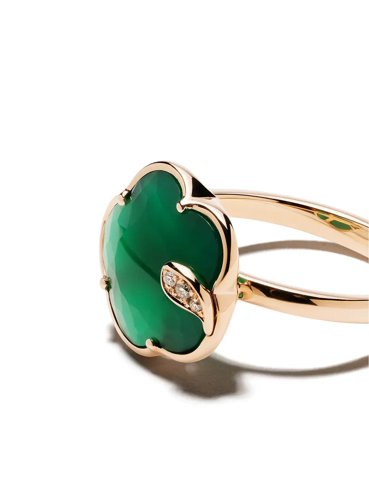 Pasquale Bruni 18kt ローズゴールド Petit Jolie アゲートとダイヤモンド リング - ピンク - 画像3