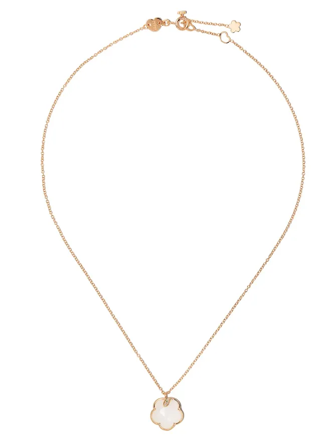 Pasquale Bruni Pasquale Bruni 18kt ローズゴールド Petit Joli アゲートとダイヤモンド ペンダントネックレス - ピンクの商品画像