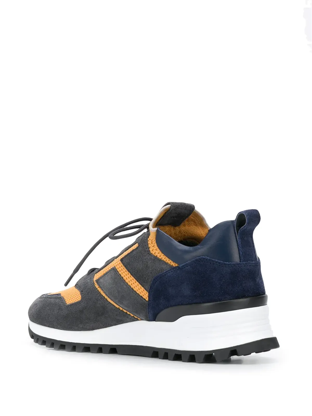 Tod's パネルド ロー・トップ スニーカー - イエロー - 画像3