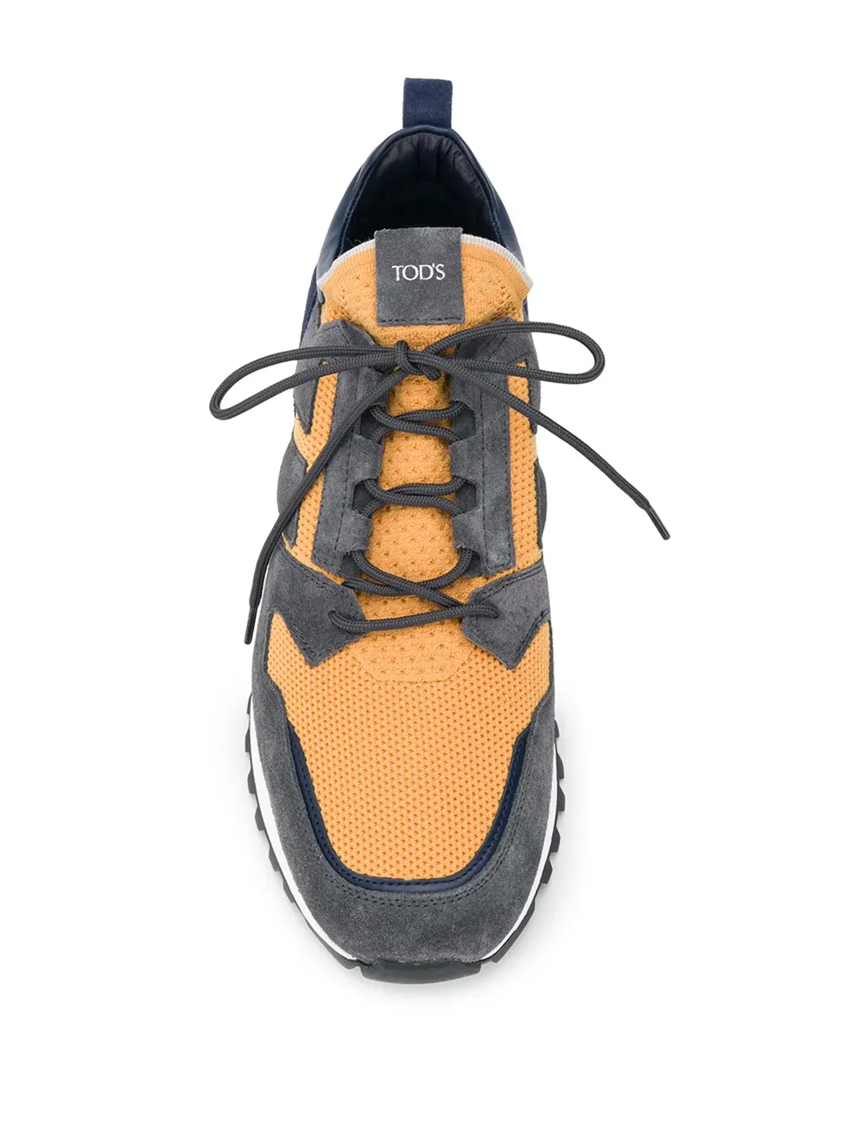 Tod's パネルド ロー・トップ スニーカー - イエロー - 画像4