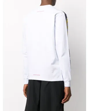 United Standard フェイスプリント長袖Tシャツ ホワイト - サムネイル4