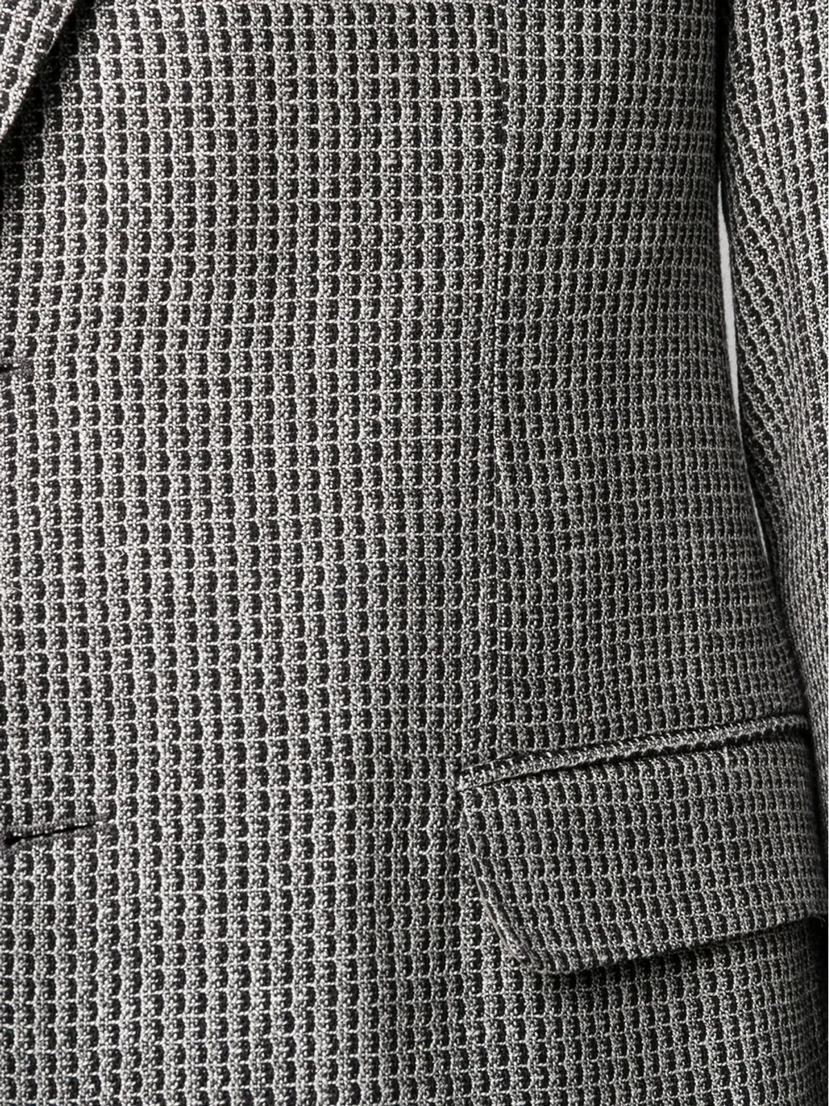 Emporio Armani テクスチャード シングルブレスト ブレザー - 画像5