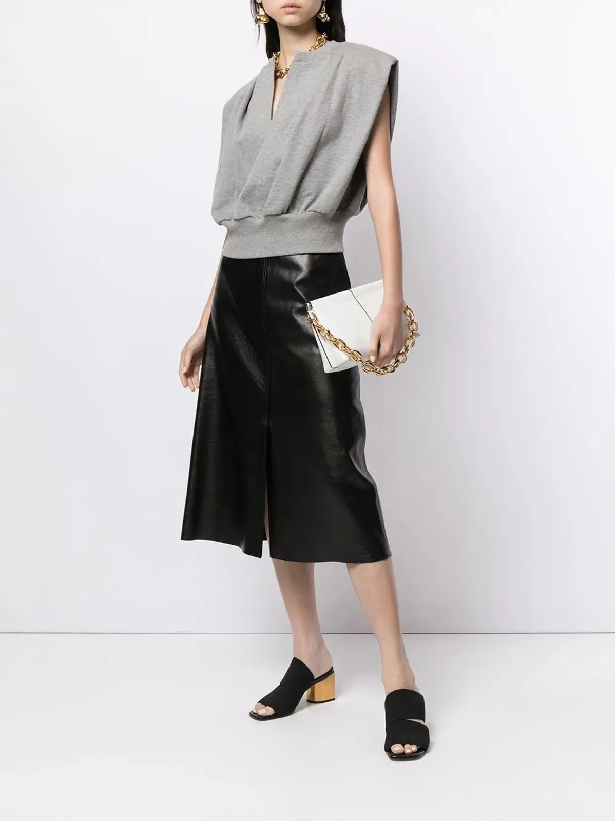 3.1 Phillip Lim ノースリーブトップ - グレー - 画像2
