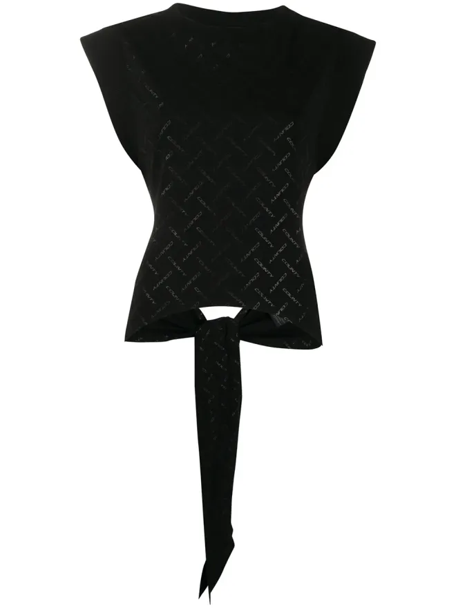 COUNTY OF MILAN COUNTY OF MILAN バックカットアウト ロゴ タンクトップの商品画像