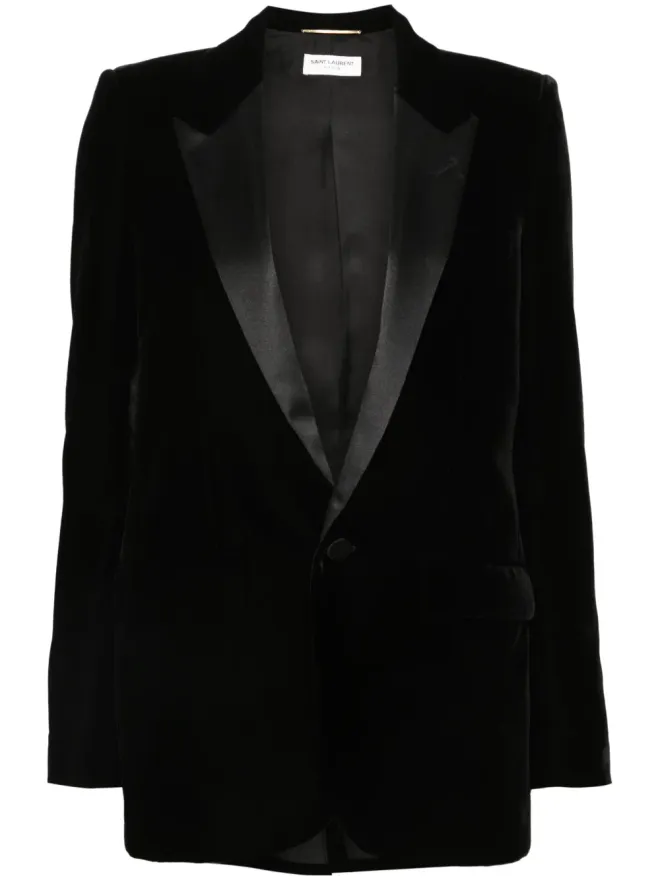 Saint Laurent Saint Laurent ベルベット タキシードジャケットの商品画像
