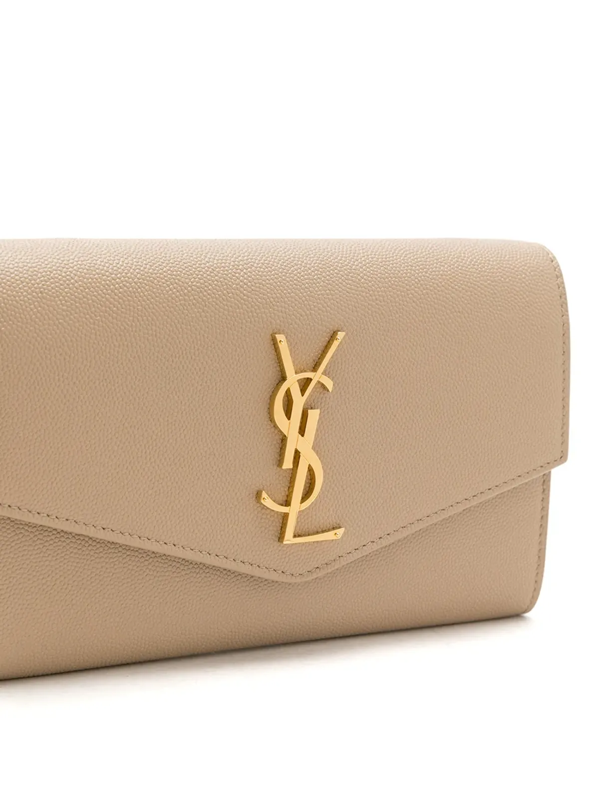 Saint Laurent アップタウン エンベロープ レザー クラッチバッグ - 画像4