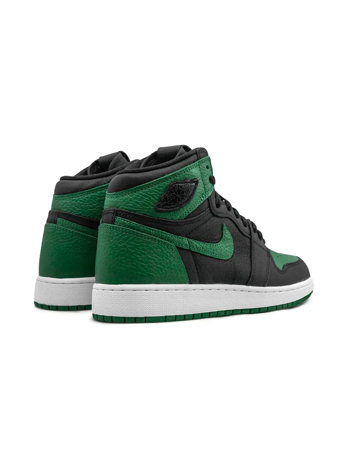 Jordan Kids エアジョーダン 1 ハイ レトロ Pine Green Black スニーカー - 画像3