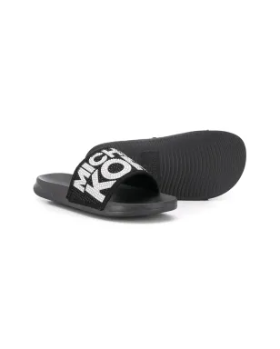 Michael Kors Kids エンブリッシュド ロゴ入りスリッパ - サムネイル2