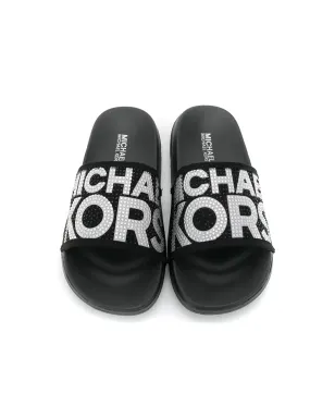 Michael Kors Kids エンブリッシュド ロゴ入りスリッパ - サムネイル3