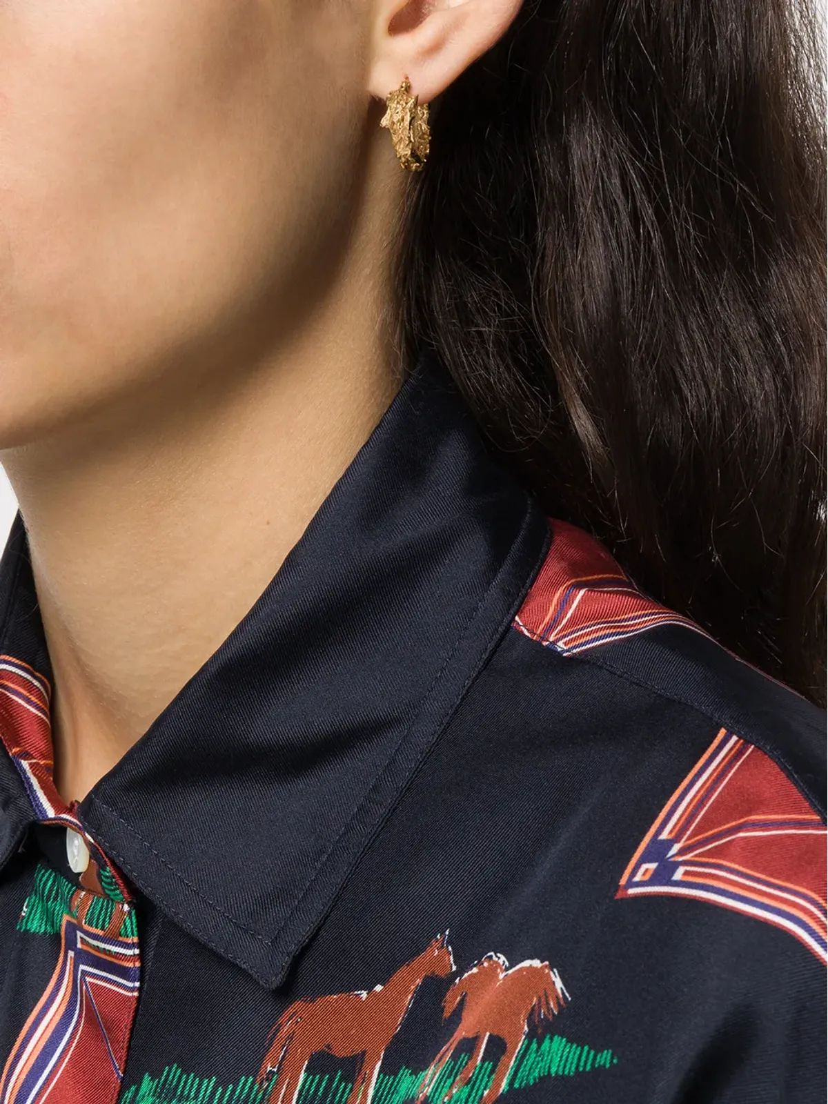 LOVENESS LEE Rebuita hoop earrings - Gold - 画像2