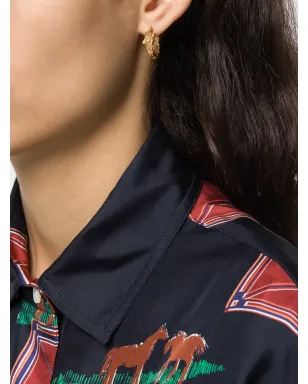 LOVENESS LEE Rebuita hoop earrings - Gold - サムネイル2