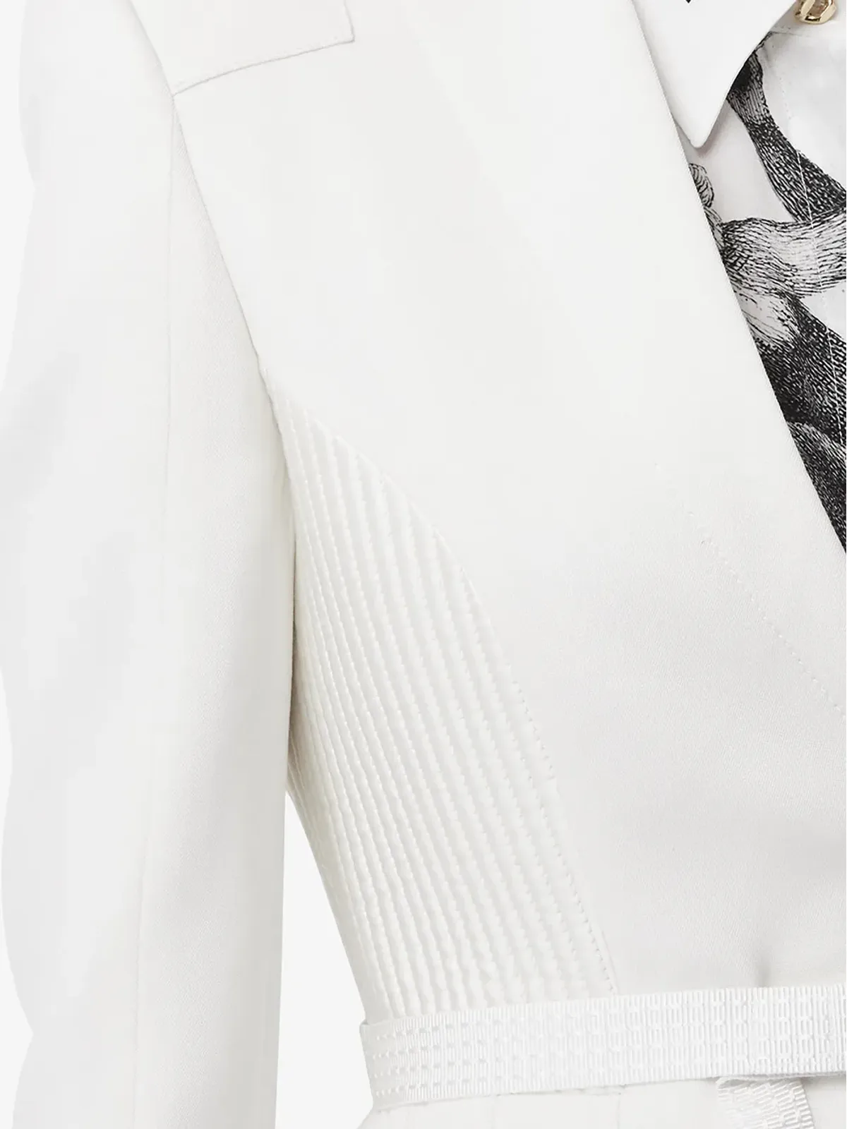 Burberry シングルブレスト ベルテッド ブレザー - 画像5